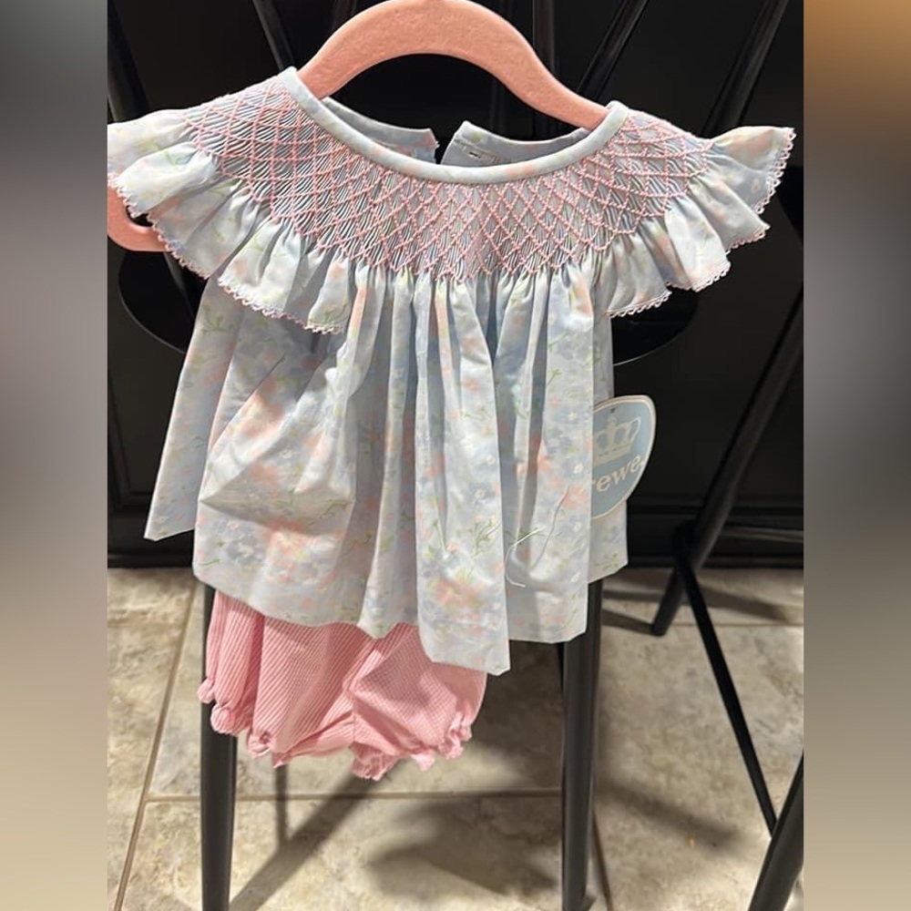 Smocked 2 piece set
